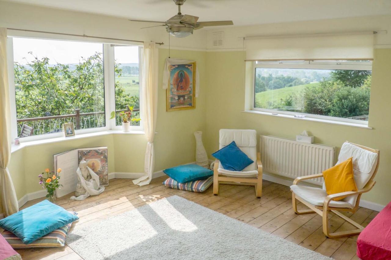 Healing Waters Sanctuary For Exclusive Private Hire And Self Catering Board, Vegetarian, Alcohol & Wifi Free Retreat In Glastonbury Exteriör bild